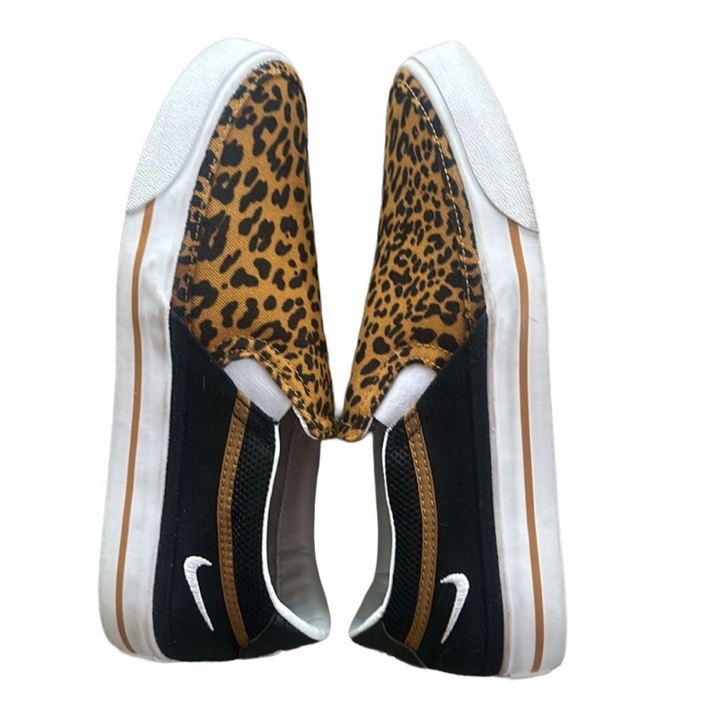 Nike Women's Court Legacy Leopard Slip-on Sneakers - Picture 4 of 6